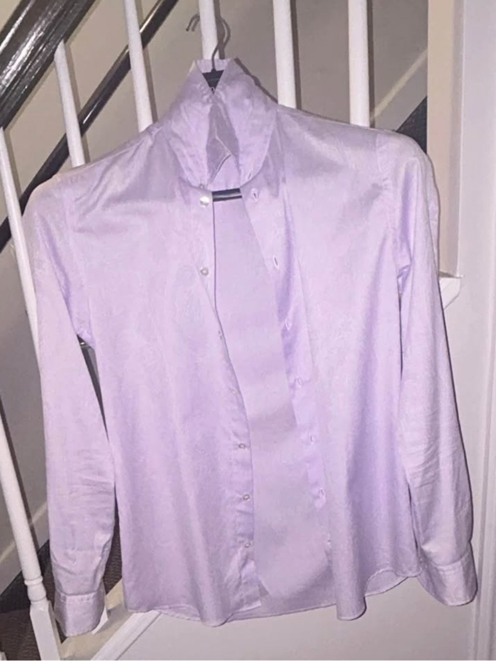 Etro Paisley Lavender Men's Dress Shirt Made in Italy Size 39 (medium)